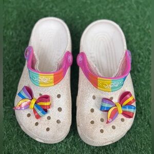 Crocs Colorful Kids Clogs with Bows‎ J-1
